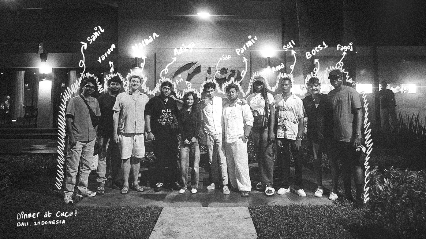 Full Team Dinner at: Cuca, Bali, Indonesia